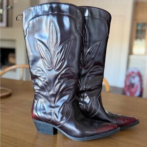 New Zara Western Boots